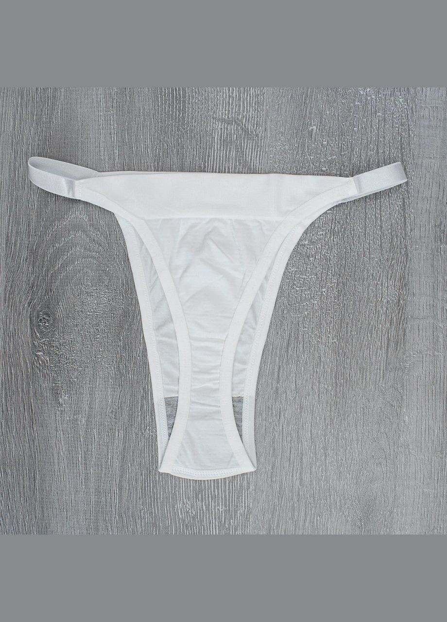 Однотонні стрінги на високій посадці rjvgktrn 5 in No Brand Стрінги (316230142)