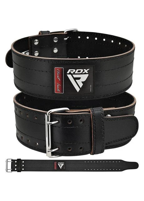 Пояс для пауэрлифтинга RD1 кожаный Black RDX (394717493)