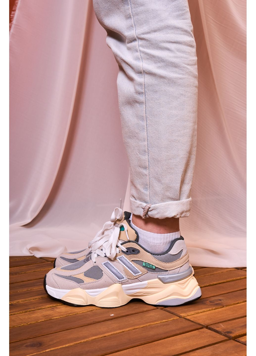 КРОСІВКИ ЖІНОЧІ NEW BALANCE SNEAKERS 9060 NO NAME НЬЮ БЕЛАНС 9060 No Brand комбіновані демісезони (367173221)