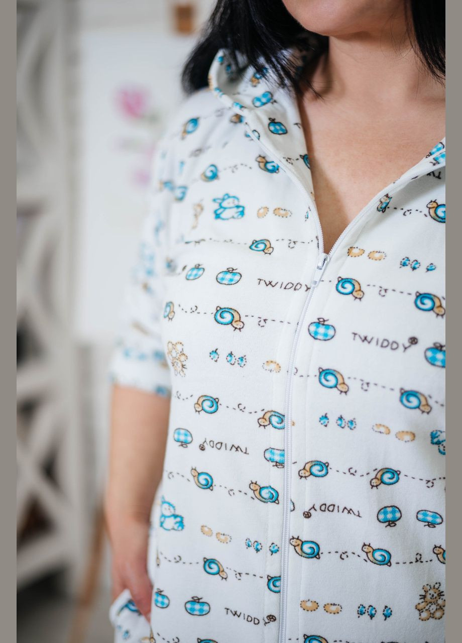 Халат домашній велюровий на блискавці V.O.G. (329297555)