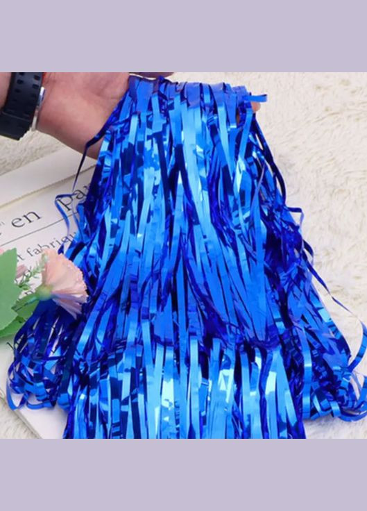 Дождик для фотозоны 3 м на 1 м синий Jannet Дощик (316580295)