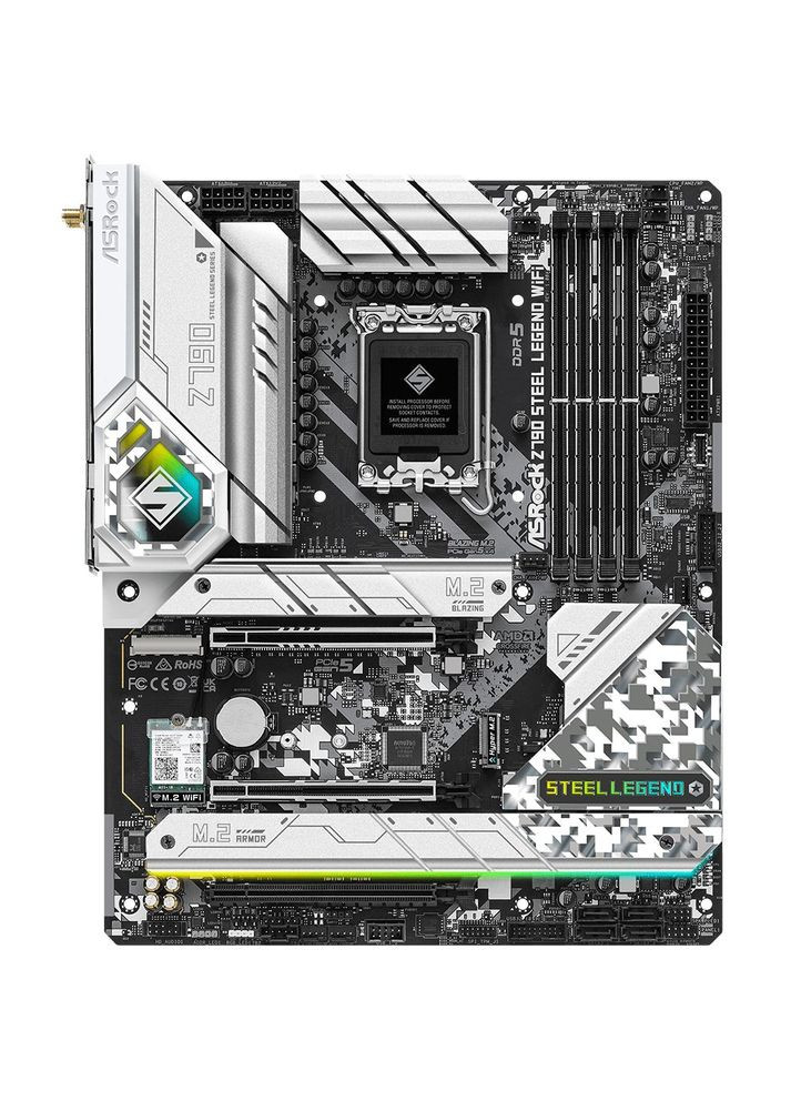 Z790 STEEL LEGEND WIFI (1700, 4*DDR5, 3*PCIex16, HDMI/DP, 8xSATA, 6xM.2, 2.5Glan, 7.1ch, ATX) ASRock (314748963)