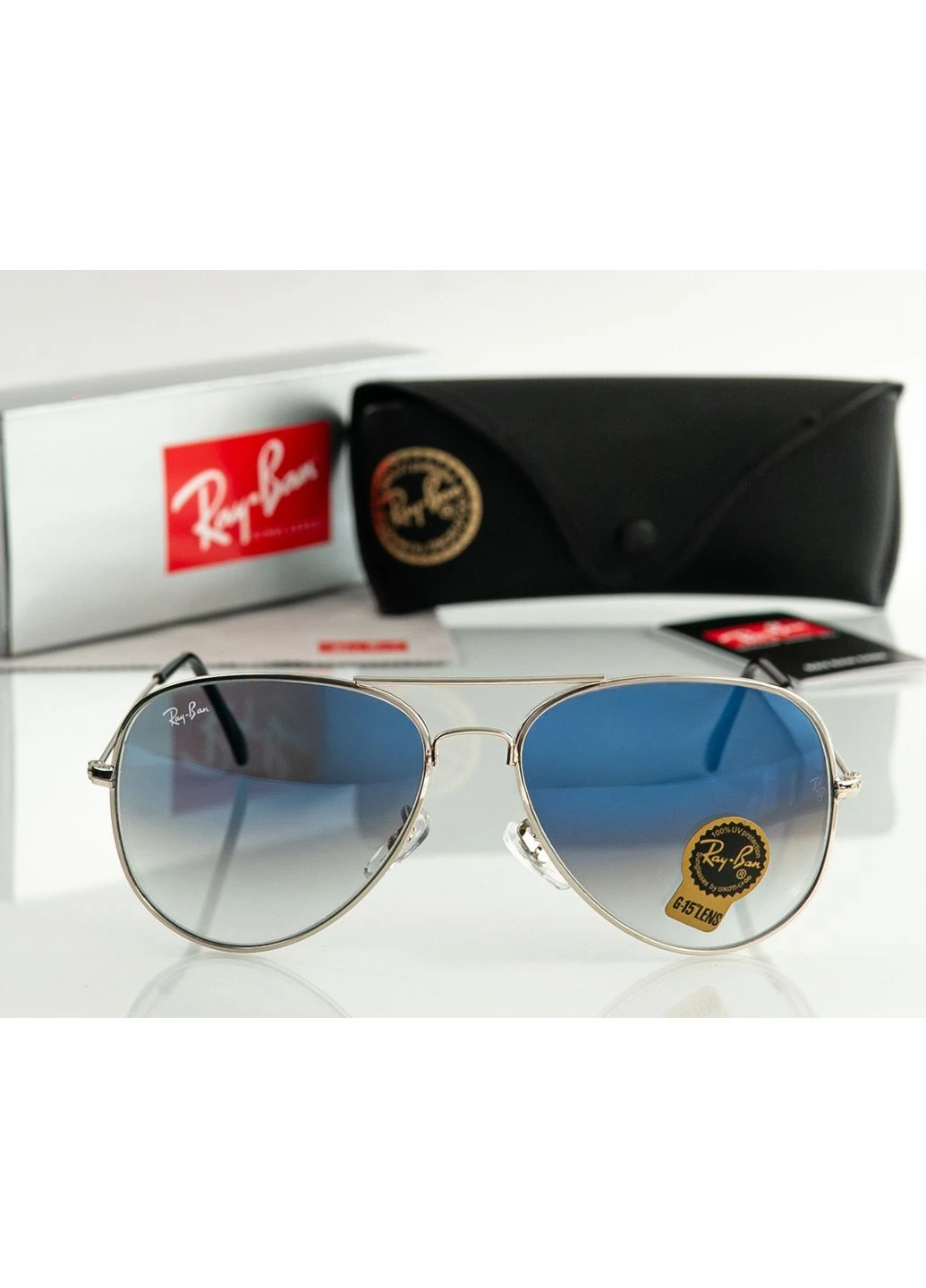 Женские солнцезащитные очки Rb aviator (2915) No Brand (383975005)