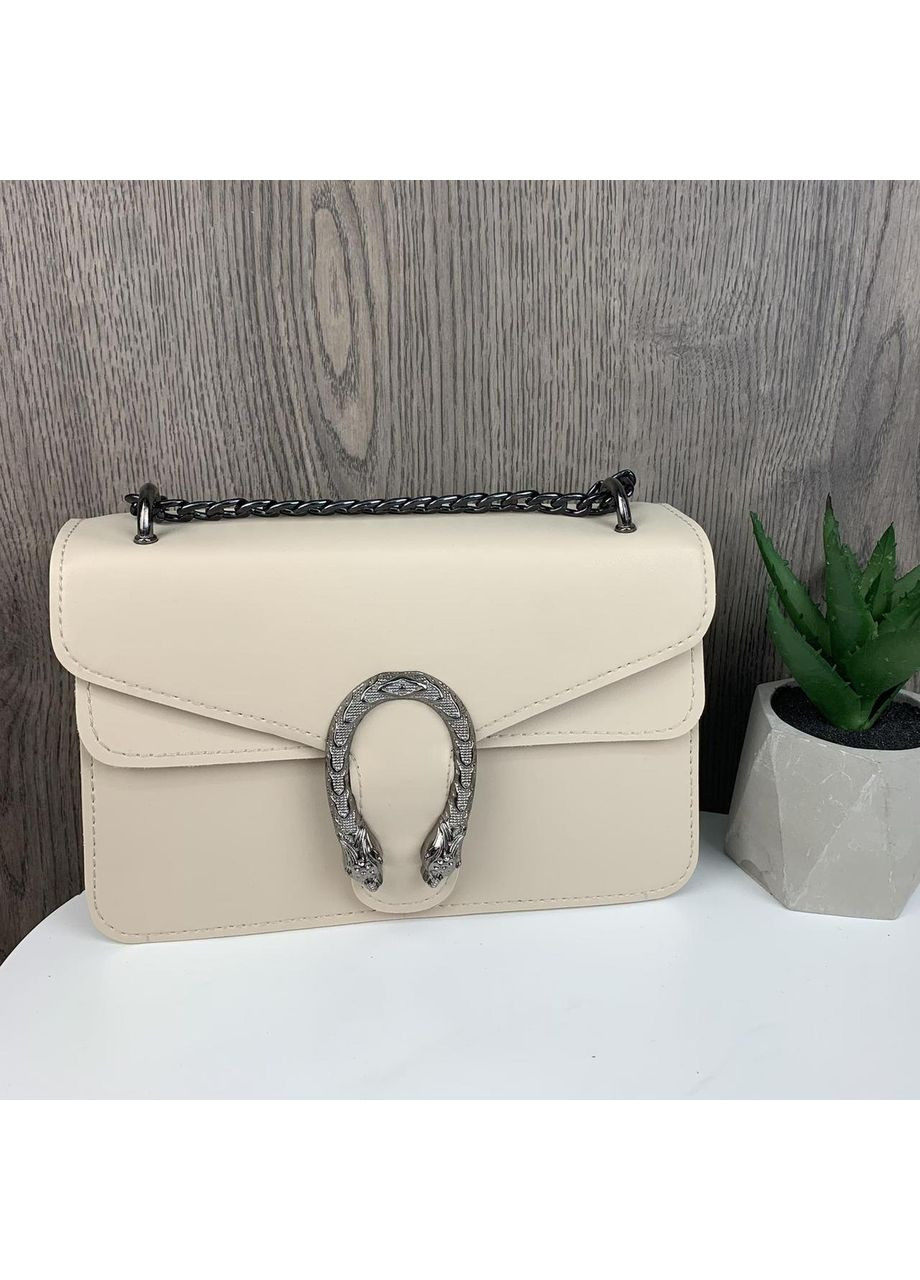 Детская мини сумочка клатч с плечевым ремнем из экокожи черная молочная No Brand (351536767)