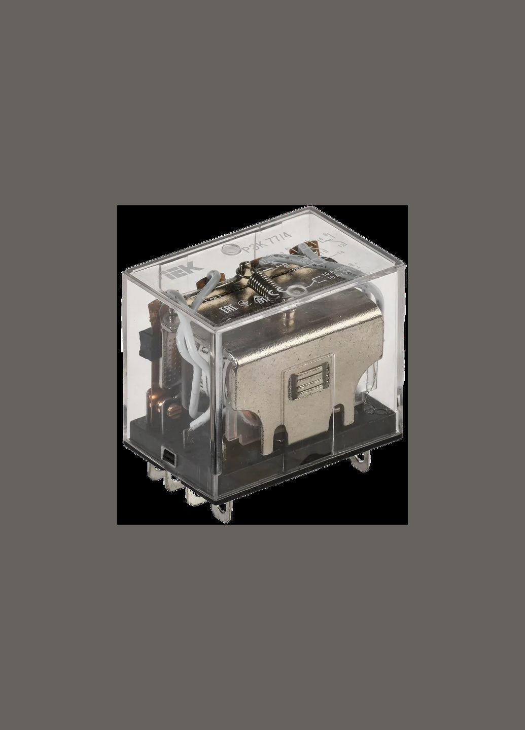 Промежуточное реле 10А 4к 12V AC LY4 [RRP10-4-10-012A] РЭК77/4 UEC (337157881)