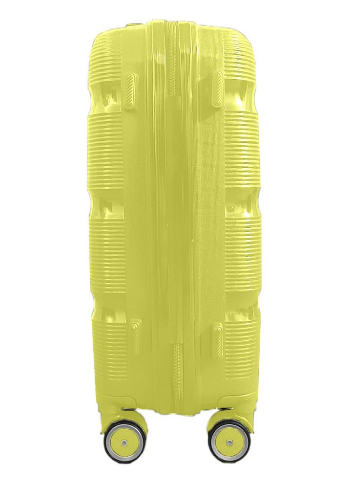 Чемодан маленький под ручную кладь 0307 полипропилен Желтый Milano (298347813)
