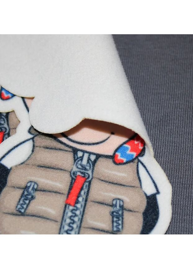 Нашивка тканева фігурна "Бик в шапці с бубоном" з кашеміру (4186) No Brand (369144341)