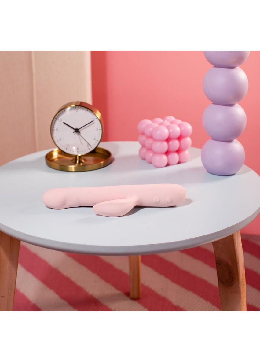 Вибратор-кролик SHAI Thrusting Vibrator Soft Silicone – Pink Good Vibes Only (369609711)