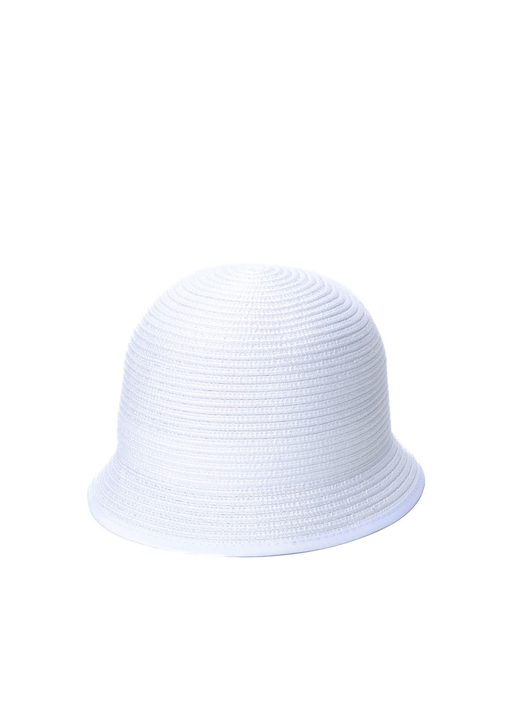 Капелюх клош жіночий целюлоза білий БАДЕН LuckyLOOK 819-870 (336025385)
