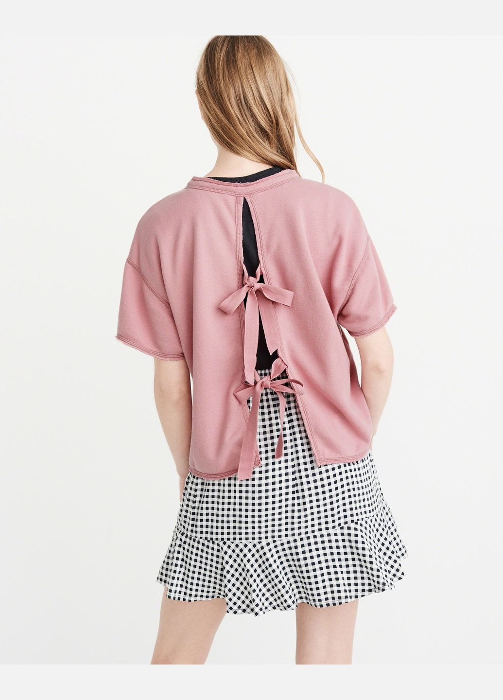 Розовая летняя футболка af4773w Abercrombie & Fitch