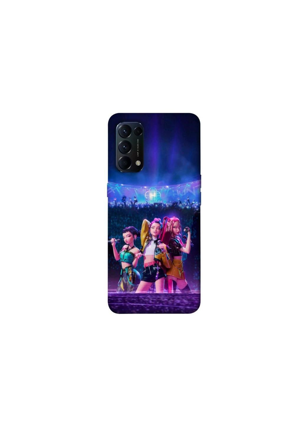 Чехол на Oppo Reno 5 4G K-Pop Demon Hunters ver.3 Frontalka (354667361)