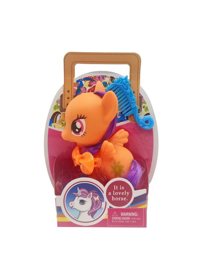 Фигурка "Пони" HR184 с аксессуарами Оранжевый BMW (311290961)