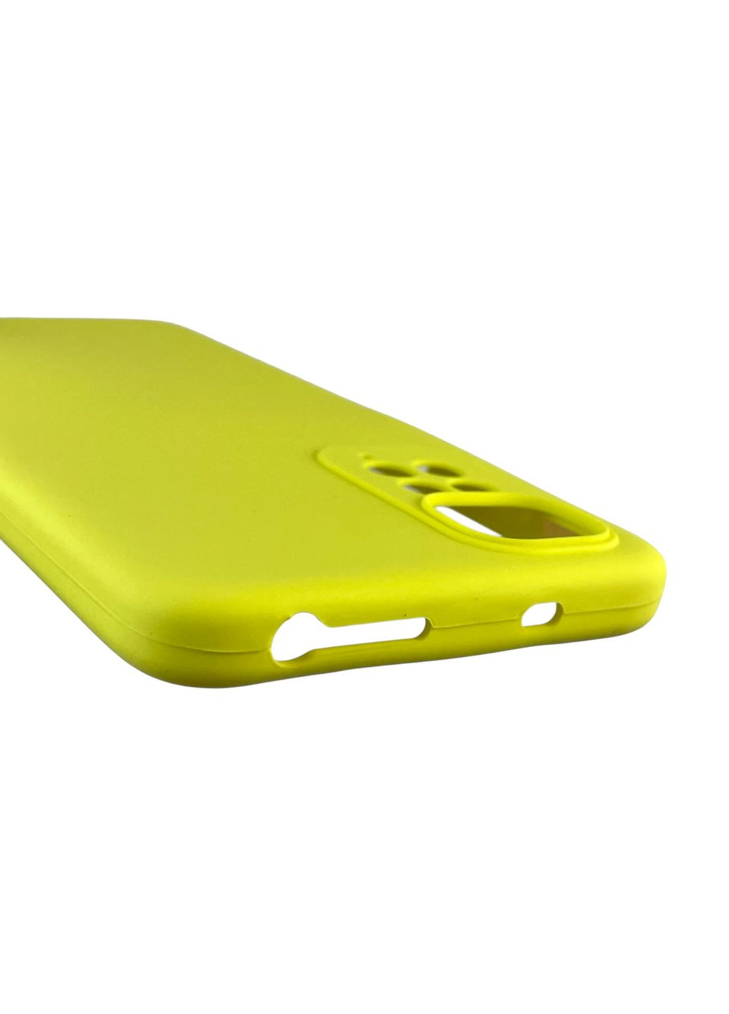 Чехол для Redmi Note 11S силиконовый с микрофиброй нескользящий на сяоми редми нот 11с желтый Xiaomi (366390649)