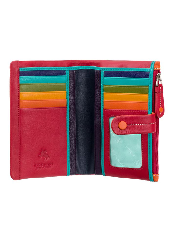 Женский кошелёк из натуральной кожи M87 RED M Malabu (Red Multi) Visconti (303830004)