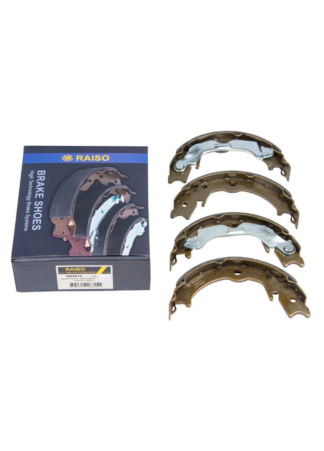 Колодки ручного тормоза (Швеция) Chevrolet Lacetti, Шевроле Лачетти 99- #RB8815 UARORZN22 Raiso (361241832)