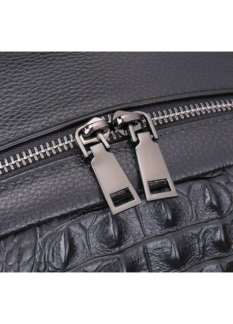 Большой мужской кожаный городской рюкзак с тиснением рептилия крокодил для повседневного использования сумка для мужчин ProDobro (363259323)