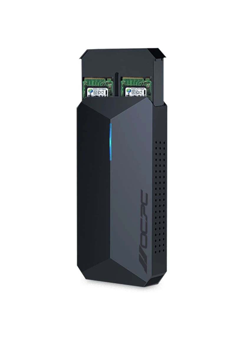 Зовнішня кишеня Azzurro Duo NVMe PCIe M.2 to USB 3.1 (OCAZZM2ECSD) OCPC (336954200)