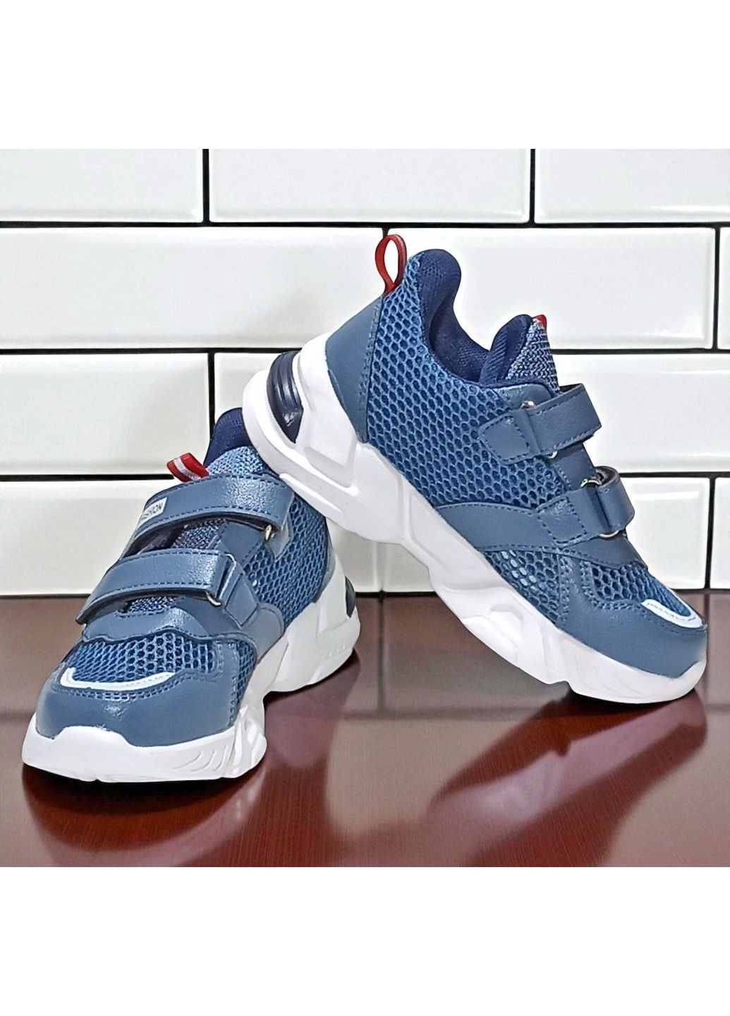 Темно-сірі всесезон ортопедичні кросівки на липучках для хлопчика Tom.M