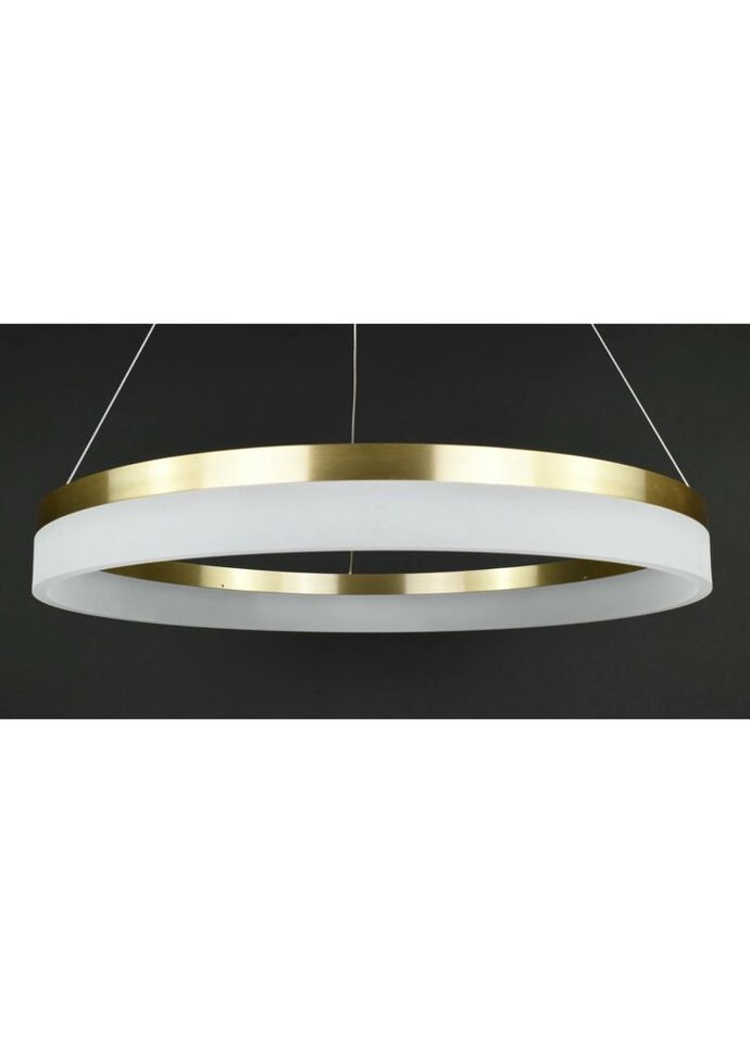 Люстра світлодіодна підвісна LED світильник для квартири на стелю ледве 27874 Латунь 35-160х60х60 см. Sunnysky (324395959)