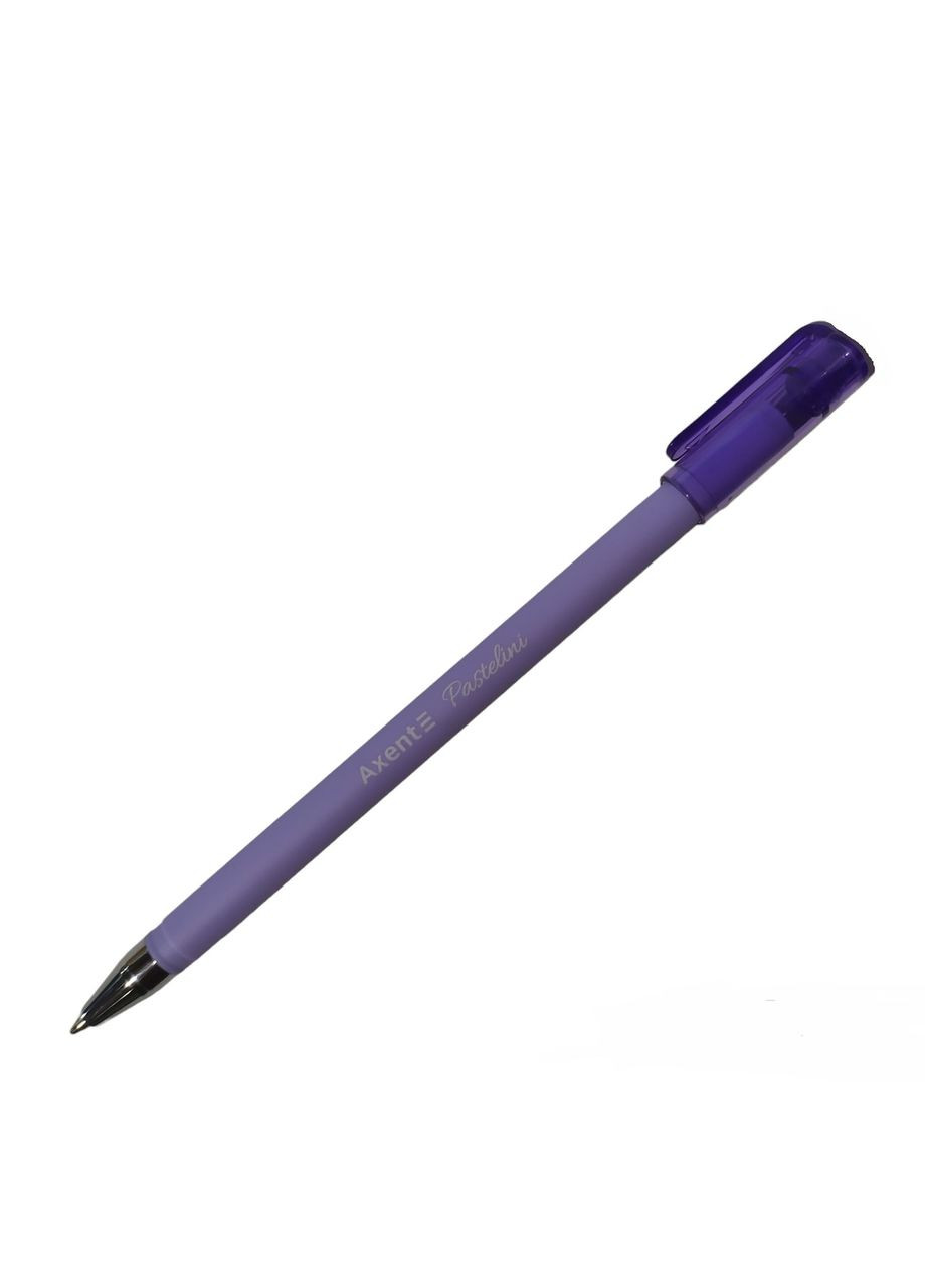 Ручка шариковая синяя 0,7мм, Pastelini Violet Axent (290416952)