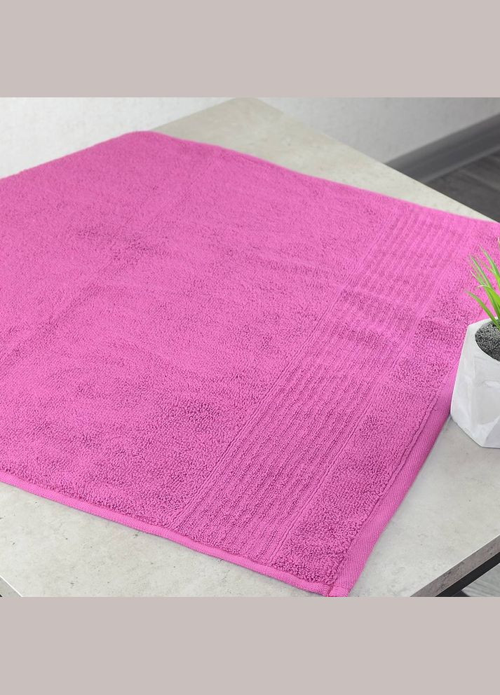 GM Textile махровое полотенце для лица 50х90см line 450г/м2 (вишневый) вишневый производство - Узбекистан