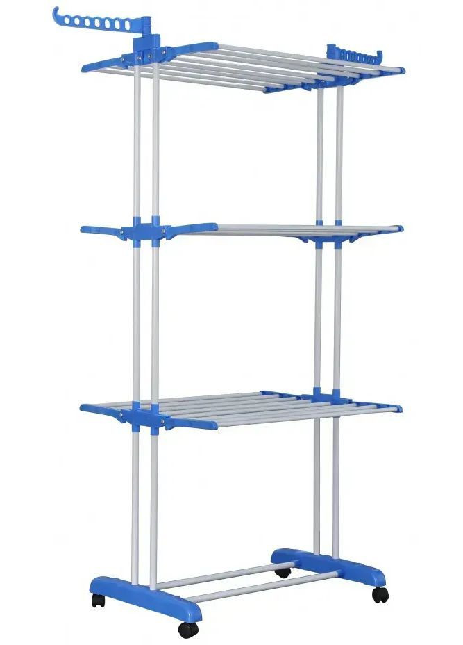 Багатоярусна сушарка органайзер для білизни одягу нержавіюча сталь No Brand Perfect (368801849)