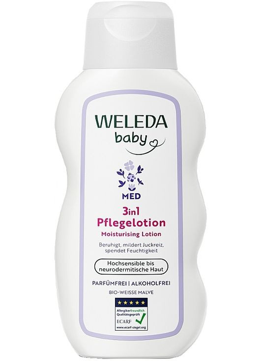 Лосьон для тела 3 в 1 Baby Med 3 In 1 Moisturising Lotion 200ml (1550012-44180337) Weleda (368656415)