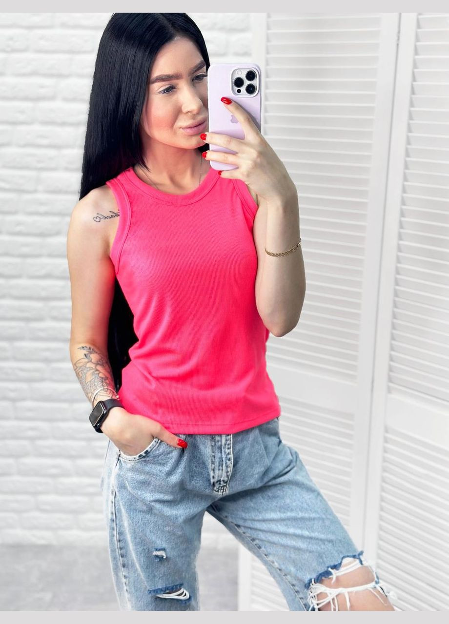 Майка женская рубчик Fashion Girl — 317235056