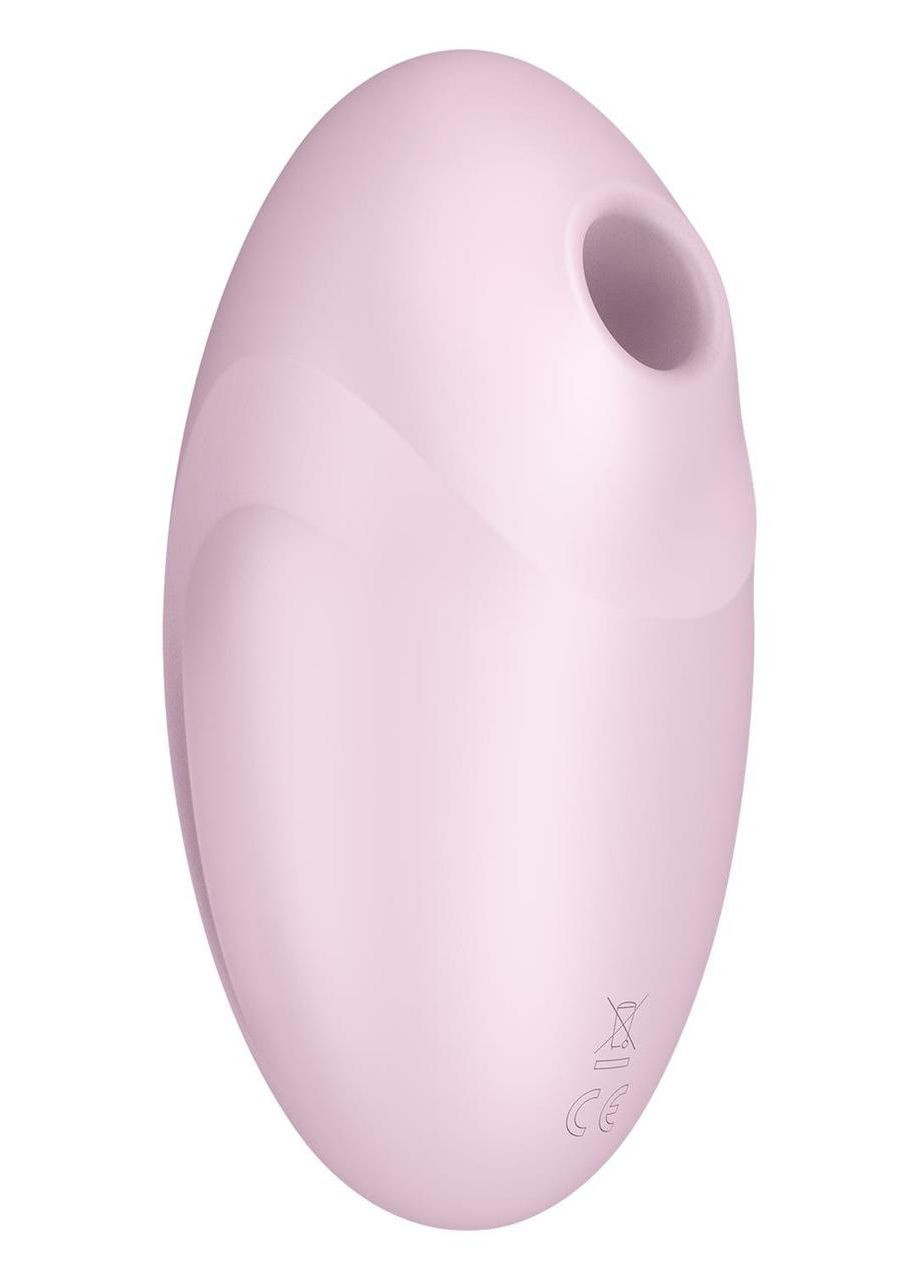 Вакуумный стимулятор клитора Vulva Lover 3 с вибрацией, розовый Satisfyer (340455713)