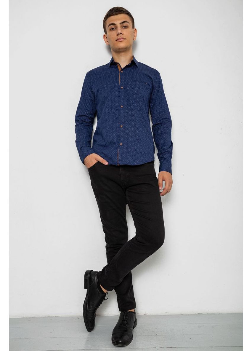 Синяя рубашка Ager