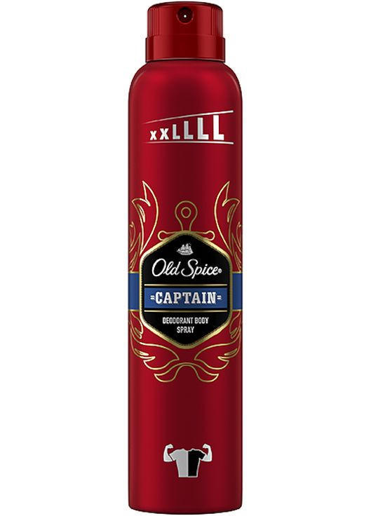 Дезодорант аерозольний Captain Deodorant Spray 150ml (597009-54436) Old Spice (368601952)