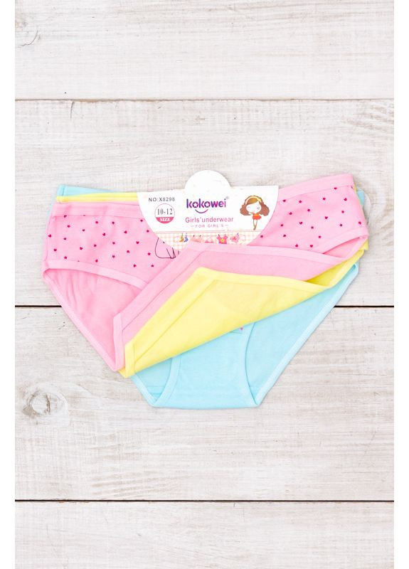 Комплект трусиков для девочки (3шт.) с принтом (p-18108) Носи своє (368850417)