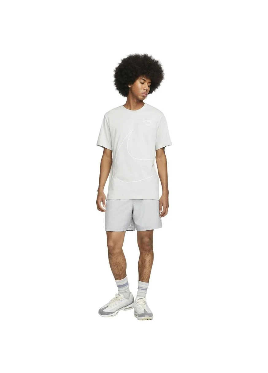 Сіра футболка m nsw tee big swoosh 2 сіра dz2883-034 Nike