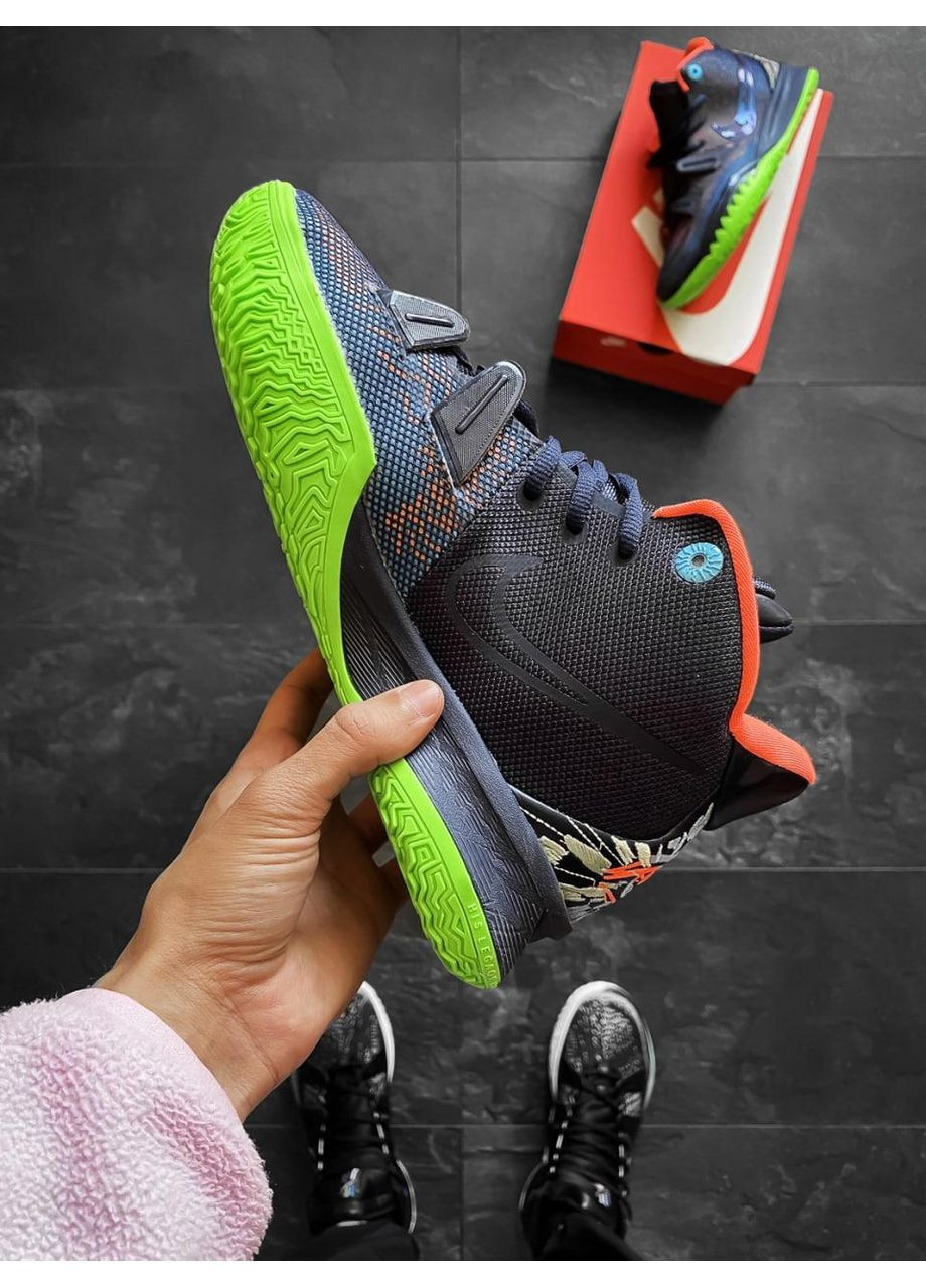 Чорні Осінні кросівки чоловічі nike kyrie 7 anime найк кайрі No Brand