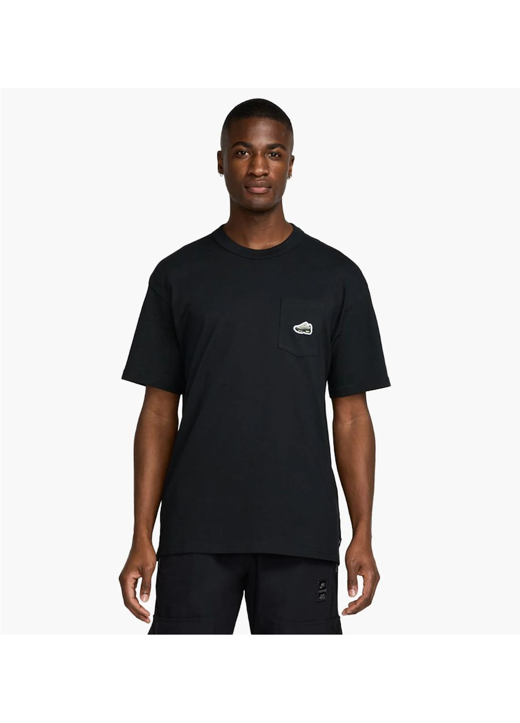 Черная мужская u nsw tee m90 snkr patch pkt hj0574-010 Nike футболка