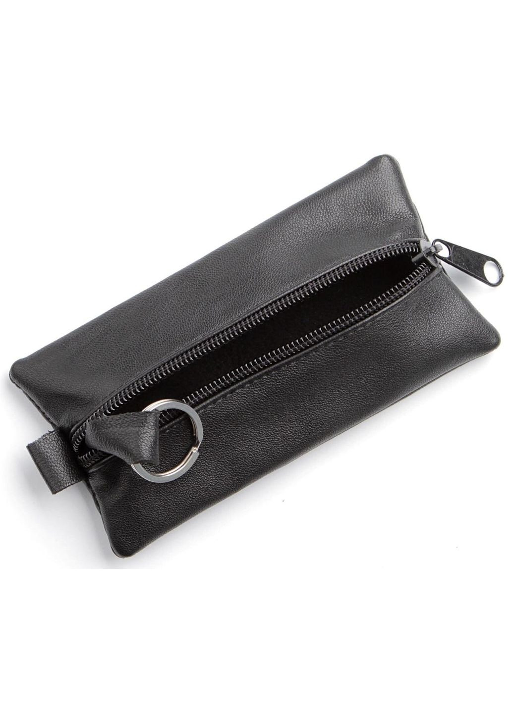 Вместительная ключница из натуральной кожи 15203 Черная Shvigel (329150908)