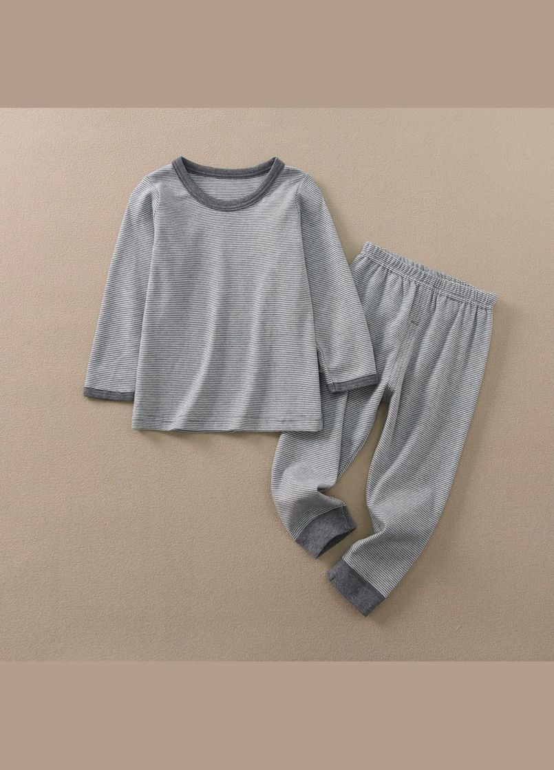 Темно-сіра дитяча піжама для хлопчика арт 87236 темно-сірий No Brand