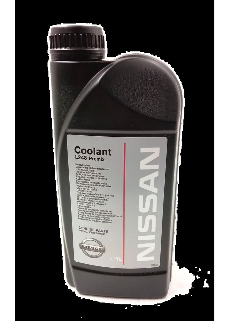 Оригинальная охлаждающая жидкость, антифриз Ниссан 1л KE902-99935 Nissan (345738867)