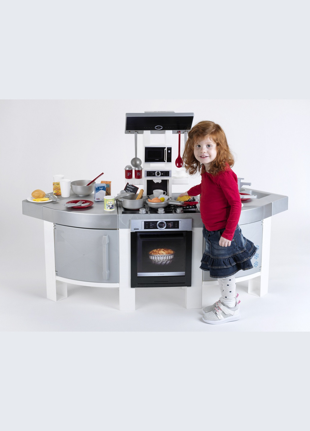 Іграшкова дитяча кухня JUMBO Klein з набором аксесуарів 7156 (9015) Bosch (263434427)