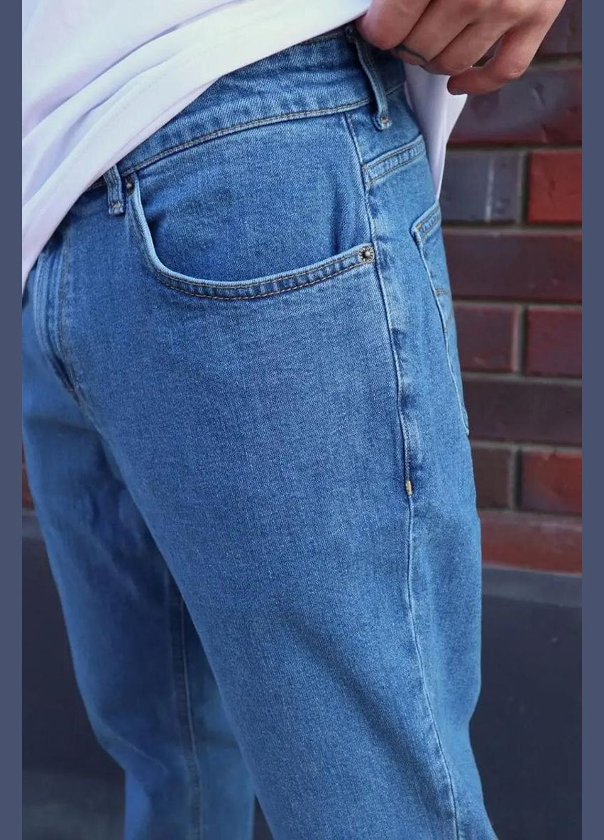 Синие демисезонные джинсы mom classic Reload