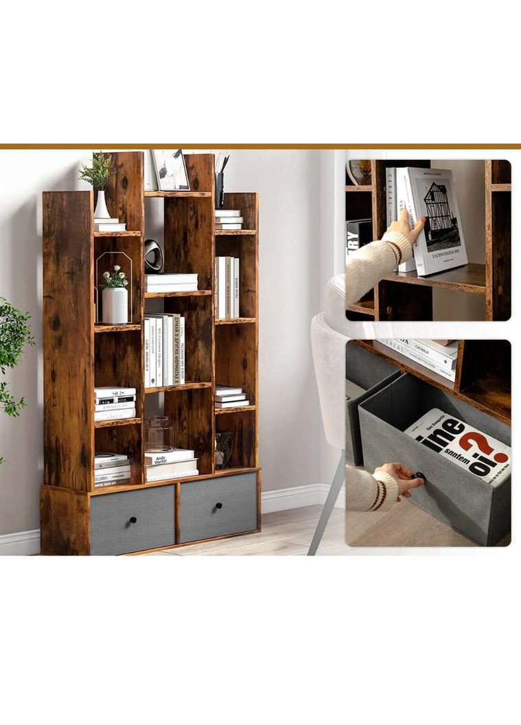 Стелаж Drawer в стилі Loft Costway (362028040)