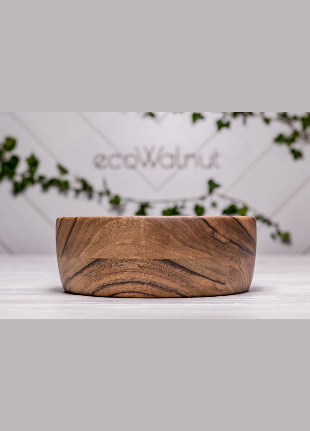 Дерев'яна салатниця L Тарілка з персоналізацією EcoWalnut (295266078)