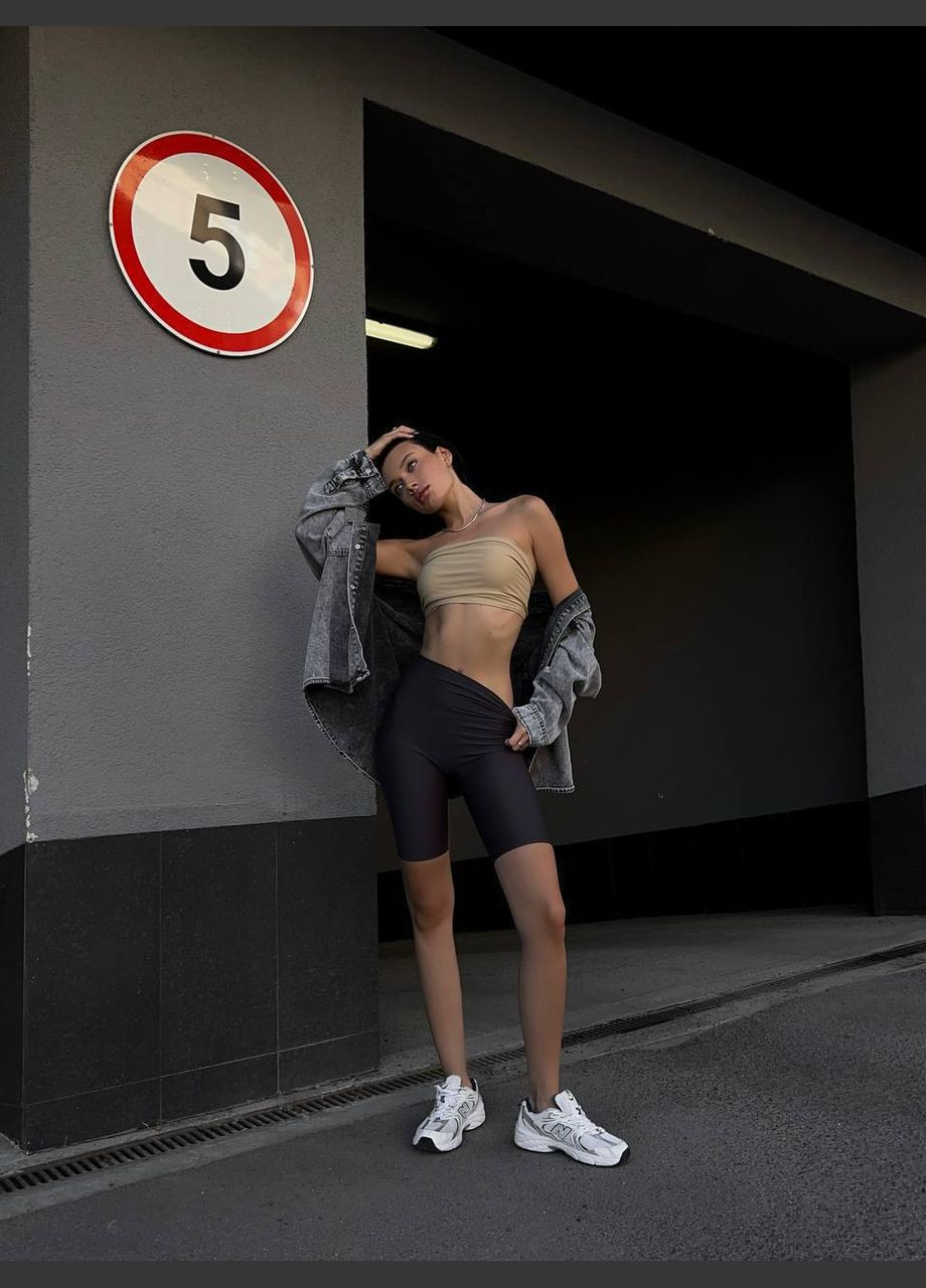 Базовые велосипеды с завышенной талией ткань не просвечивается No Brand (346814723)