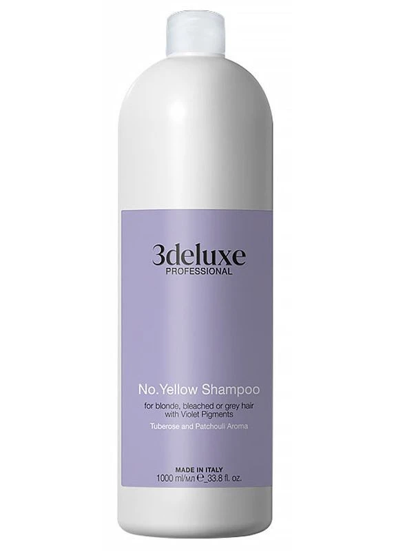 Шампунь анти желтый No Yellow Shampoo 3DeLuXe, 1000 мл 3DeLuXe Professional (396341129)