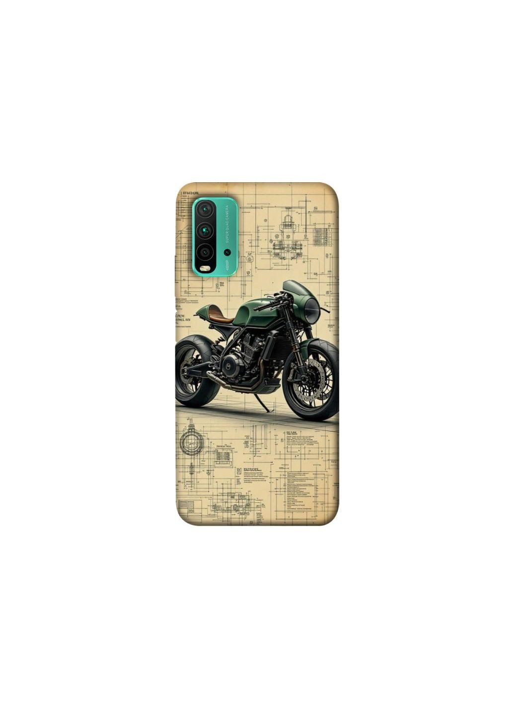 Чохол на Xiaomi Redmi Note 9 4G / Redmi 9 Power Bike model Frontalka (354185791)