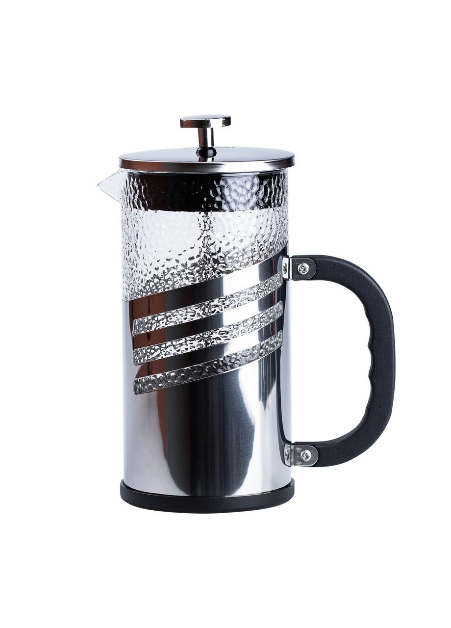 Чайник заварювальний з фільтром френч прес 1л Сріблястий HP33536 TS Kitchen (370974454)