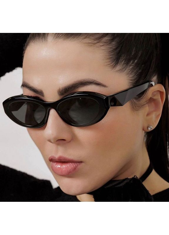 Овальні сонцезахисні окуляри (7062) No Brand (366963187)