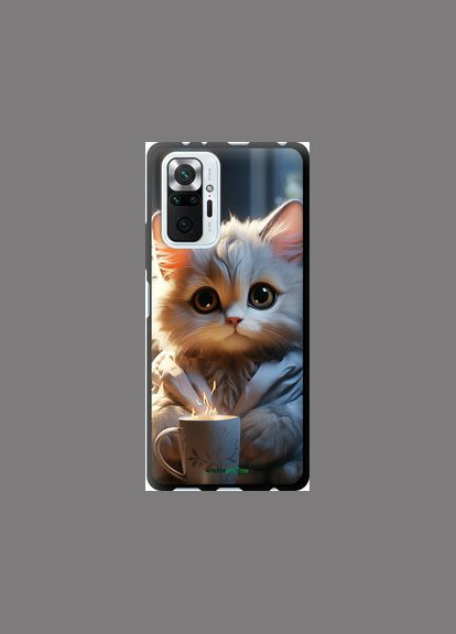 Чохол на Xiaomi Redmi Note 10 Pro Білий кіт "5646b-2297-2448" Endorphone (348072886)