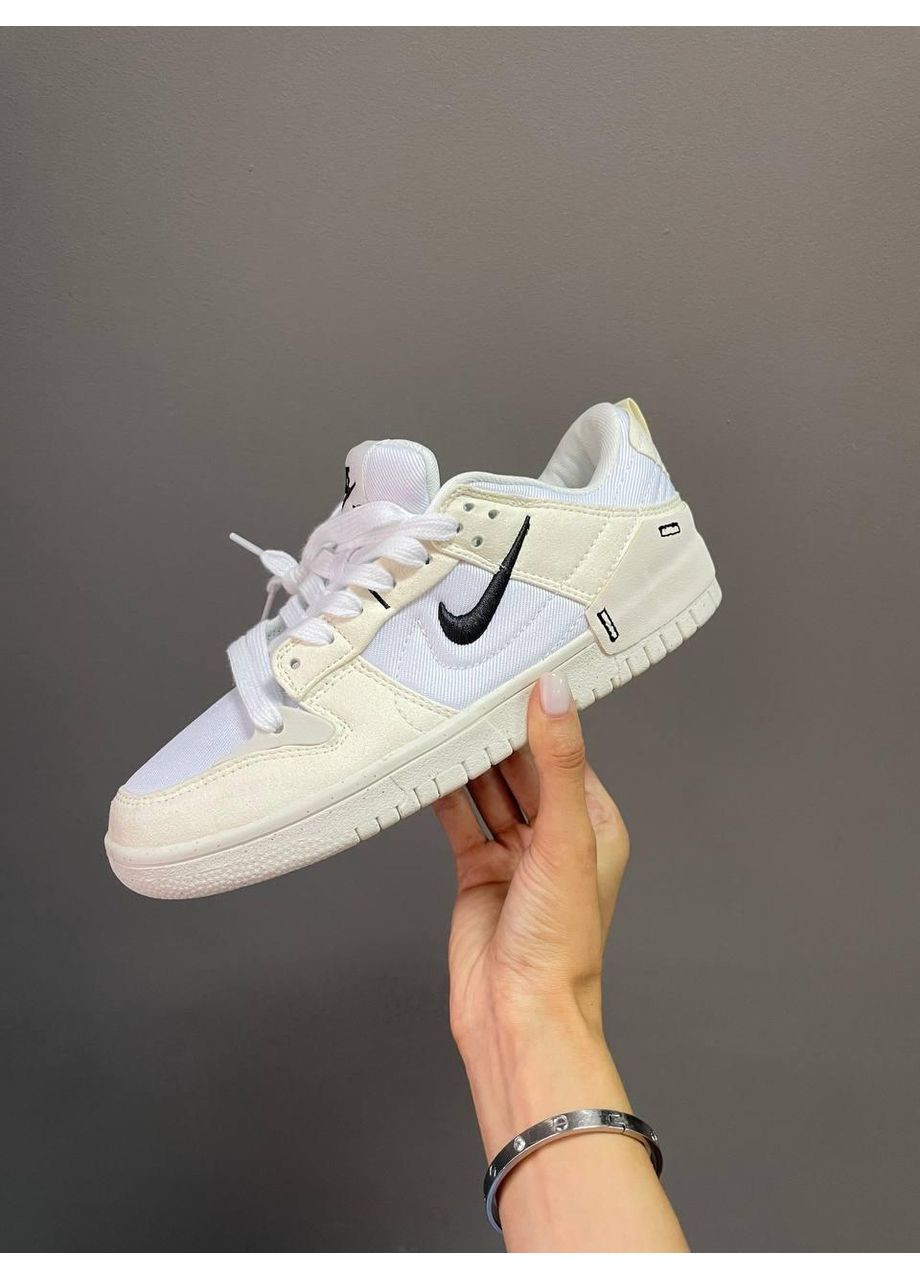 КРОССОВКИ ЖЕНСКИЕ NIKE SB DUNK PALE IVORY BLACK НАЙК СБ ДАНК No Brand чёрные демисезоны (367168072)
