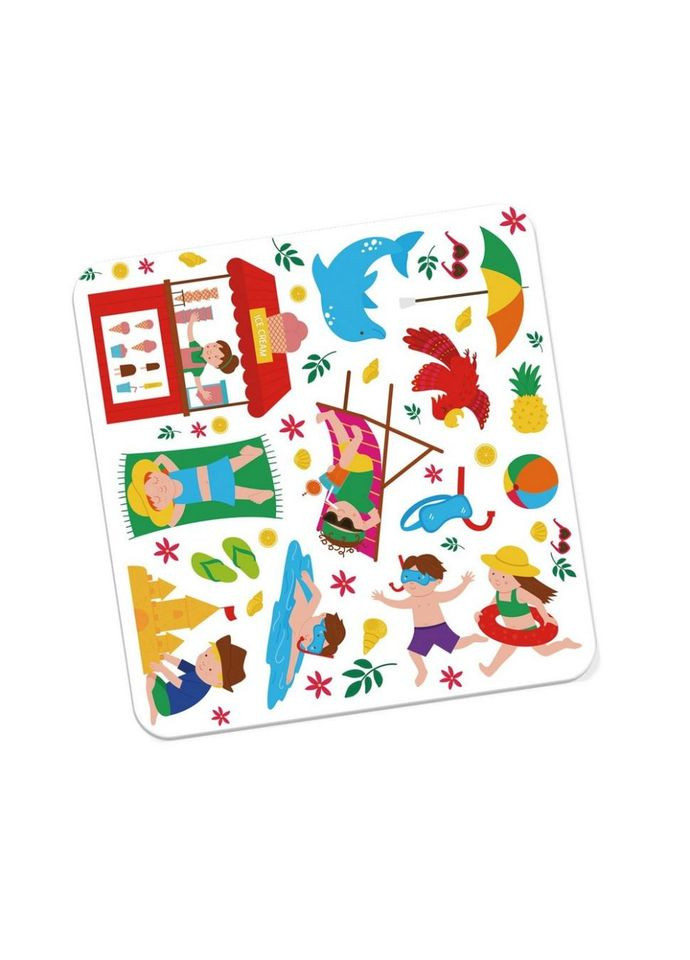 Набор для творчества "Пляж" VT4206-51, 13 наклейок на планшетке No Brand (339779525)